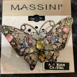 Butterfly pin